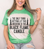 Black Flame Candle