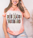 Hello Deer Season Goodbye Husband