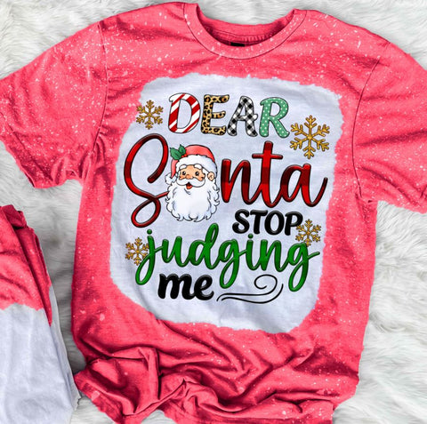 Dear Santa Stop Judging Me