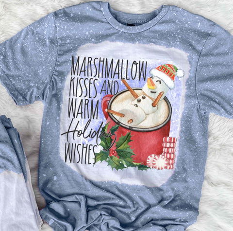 Marshmallow Kisses And Warm Holiday Wishes