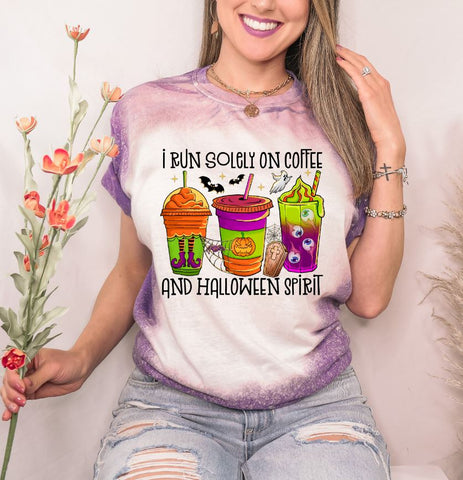 I Run Solely On Coffee And Halloween Spirit