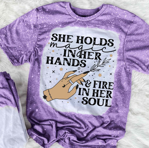 She Holds Magic In Her Hands
