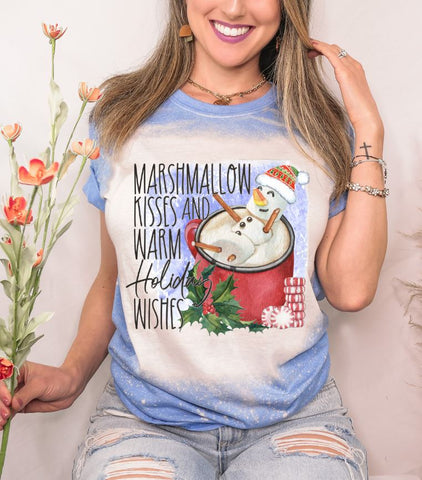 Marshmallow Kisses And Warm Holiday Wishes