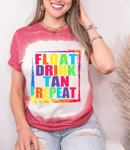 Float Drink Tan Repeat