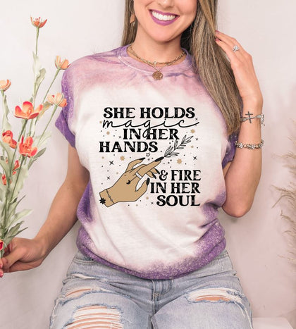 She Holds Magic In Her Hands