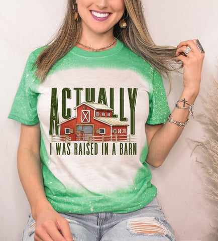 Actually I Was Raised In A Barn