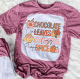 Chocolate Leaves Sweaters Spice