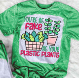 You're As Fake As Your Plastic Plants