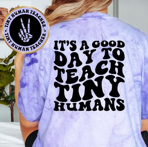 It's A Good Day To Teach Tiny Humans
