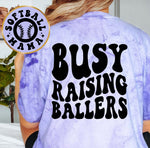 Busy Raising Ballers Softball Mama