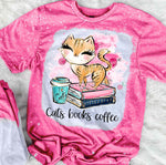 Cats Books Coffee