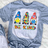 Be Kind Autism Gnomes